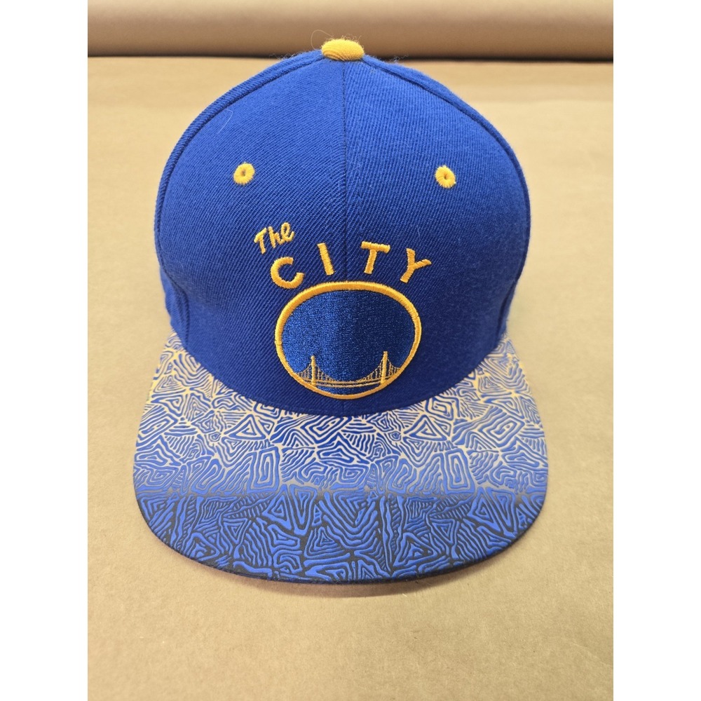 Golden State Warriors Mitchell & Ness The City Snapback Adjustable Fit Hat